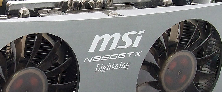 default thumb MSI GTX260 Lightning Black Edition 