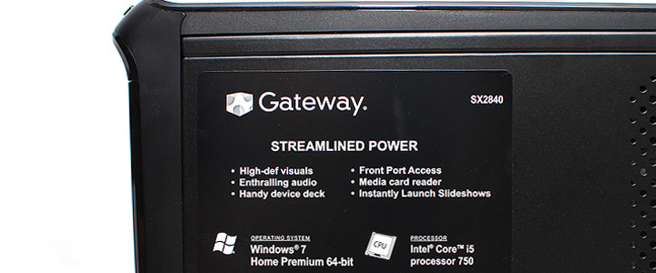 default thumb Review : Gateway SX2840 Desktop PC 