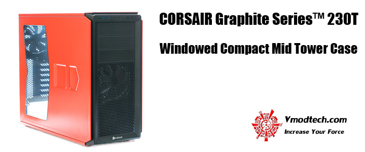 CORSAIR Graphite Series™ 230T Windowed Compact Mid Tower Case