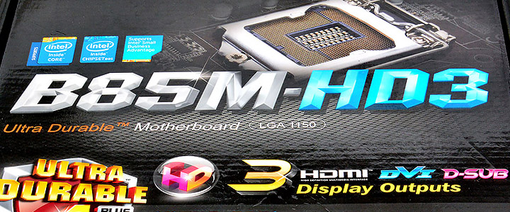 GIGABYTE B85M-HD3 Motherboard Review