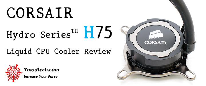 CORSAIR Hydro Series™ H75 Liquid CPU Cooler Review