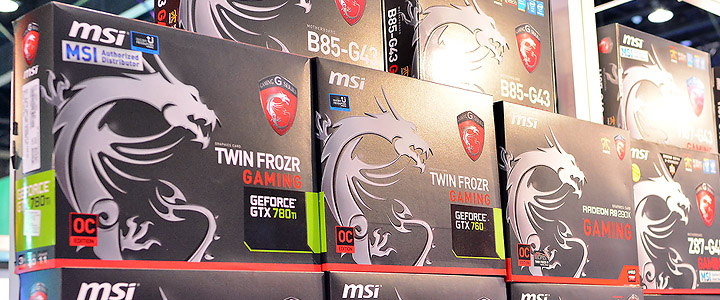 MSI Booth at Commart Summer Sale 2014