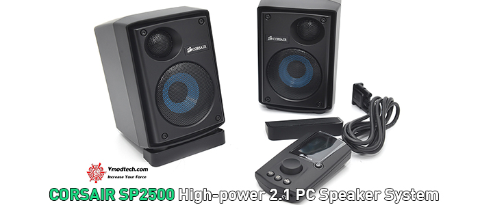 default thumb CORSAIR SP2500 High-power 2.1 PC Speaker System Review