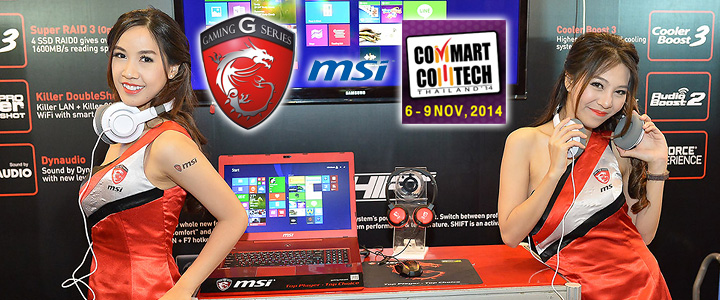 MSI Booth at Commart Comtech Thailand 2014