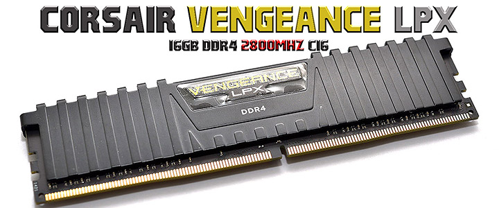 CORSAIR Vengeance LPX 16GB DDR4 2800MHz C16 Memory Kit Review