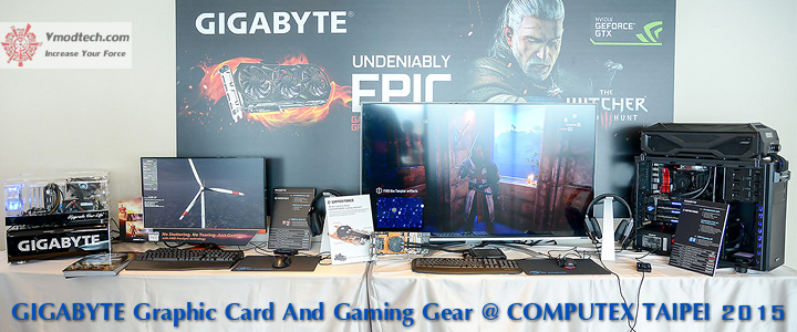 GIGABYTE Graphic Card And Gaming Gear @ COMPUTEX TAIPEI 2015