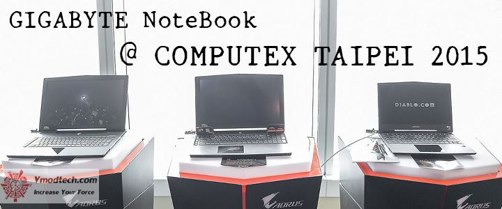 GIGABYTE NoteBook @ COMPUTEX TAIPEI 2015