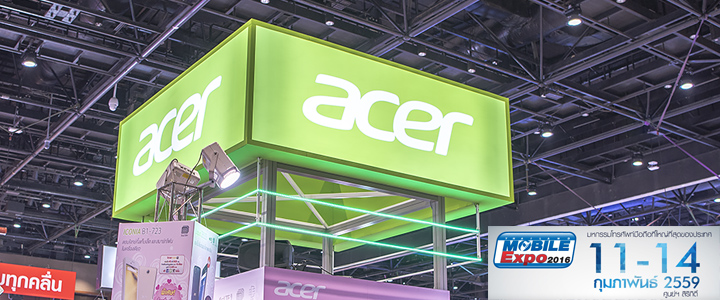 default thumb พาเยี่ยมชมบูธ acer ในงาน Thailand Mobile Expo 2016