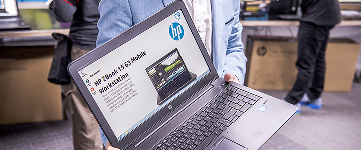 ภาพบรรยากาศงานเปิดตัวผลิตภัณฑ์ใหม่ของ HP ในกลุ่ม HP Workstation