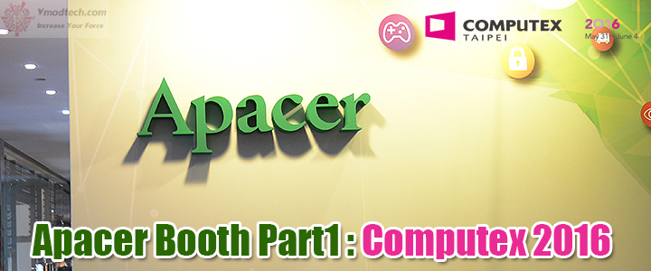 Apacer Booth Part1 : Computex 2016   