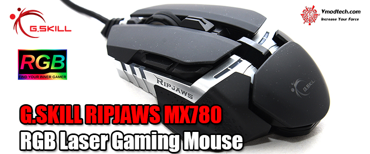 G.SKILL RIPJAWS MX780 RGB Laser Gaming Mouse Review 