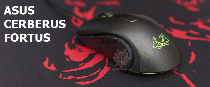 ASUS CERBERUS FORTUS Optical Gaming Mouse Review