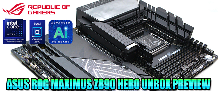 ASUS ROG MAXIMUS Z890 HERO UNBOX PREVIEW