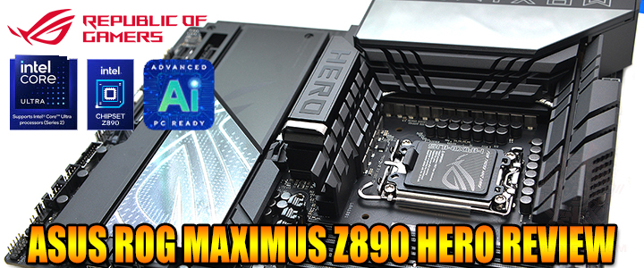 ASUS ROG MAXIMUS Z890 HERO REVIEW 