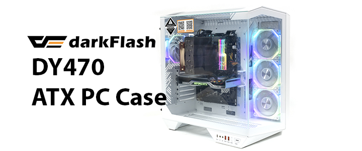 darkFlash DY470 ATX PC Case Review