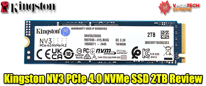 Kingston NV3 PCIe 4.0 NVMe SSD 2TB Review