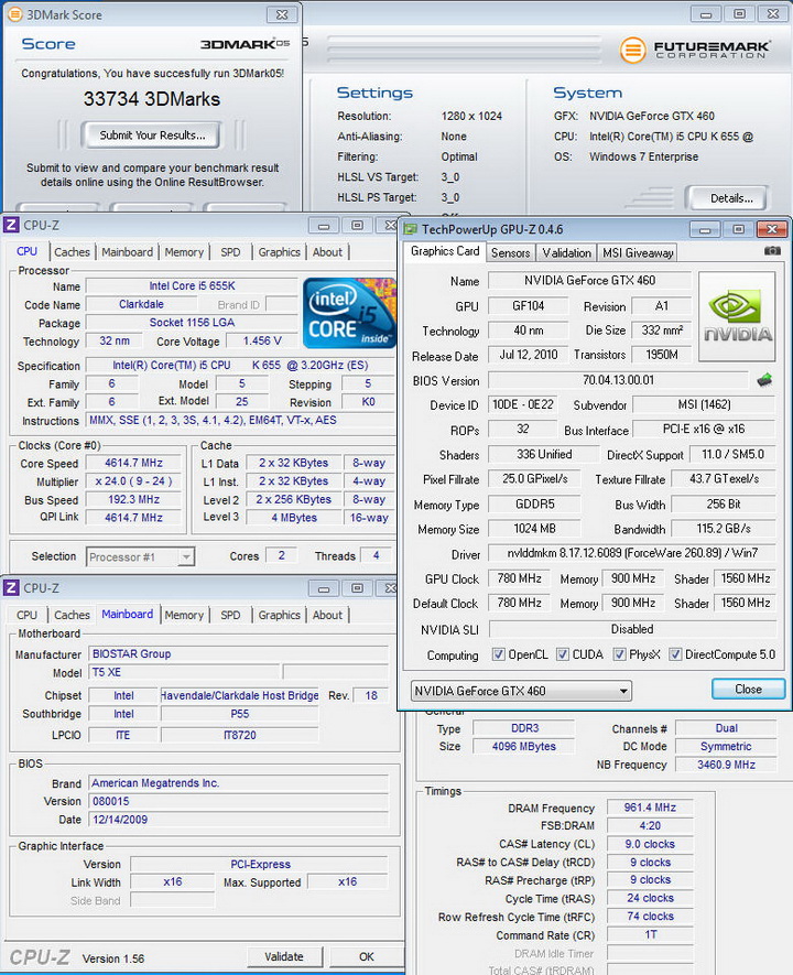 05 MSI N460GTX HAWK  Review