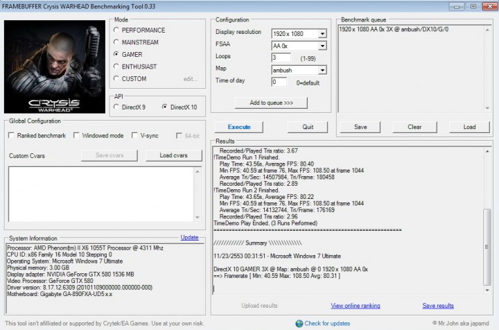 crysis 2 940 1095 1880 720x476 GALAXY GF GTX580 1536MB DDR5 Review