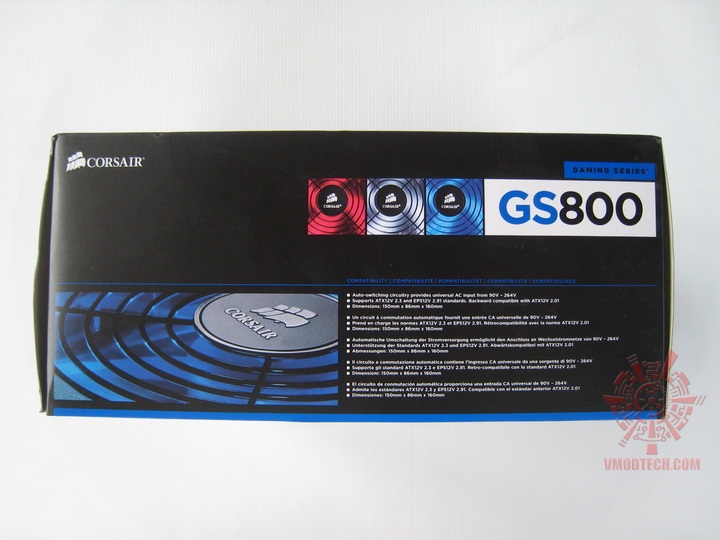 img 0607 Corsair Gaming Series GS800 Power Supply 80+ Review