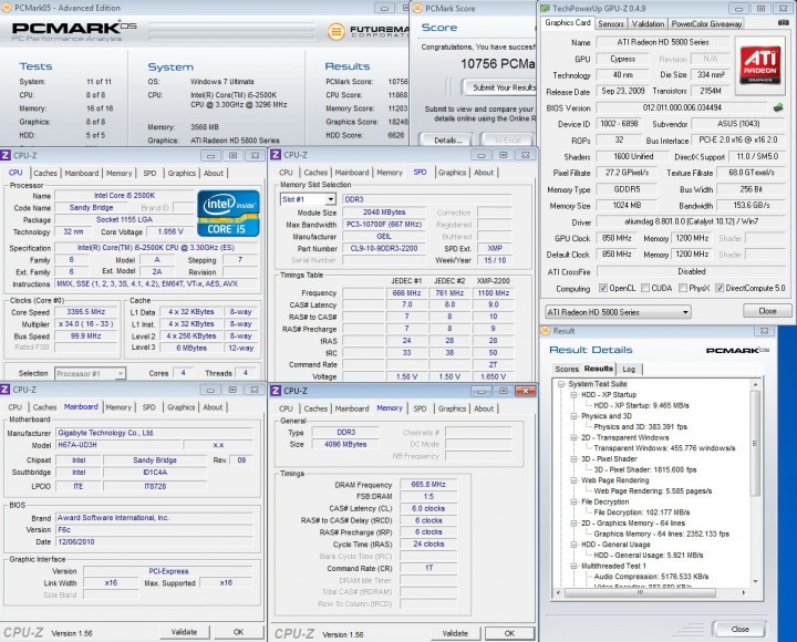 pcmark05 720x580 GIGABYTE H67A UD3H Motherboard Review