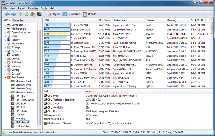 e9 Core i7 2600K @ 5,217MHz Rock Stable with ASUS P8P67 PRO