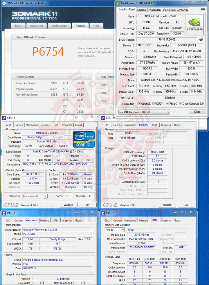 11 GIGABYTE P67A UD3 Motherboard Review