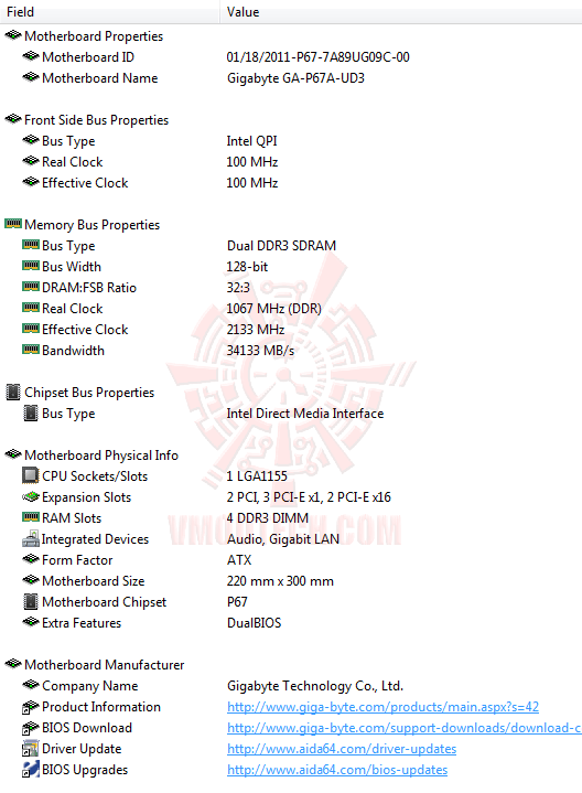 ed3 GIGABYTE P67A UD3 Motherboard Review