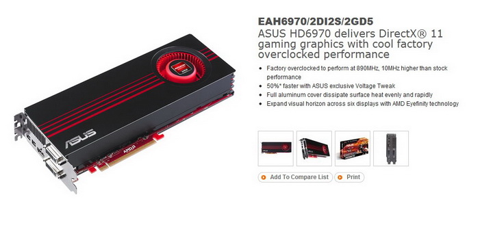 1 ASUS Radeon HD6970 2GB DDR5 Review