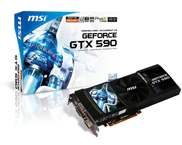 msi n590gtx p3d3gd5 v801  g57 v100802  1 NVIDIA GeForce GTX 590 3GB GDDR5 Debut Review