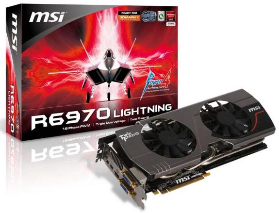 r6970 พลังสายฟ้าฟาดคูณสอง จาก MSI เปิดตัว N580GTX Lightning และ R6970 Lightning 