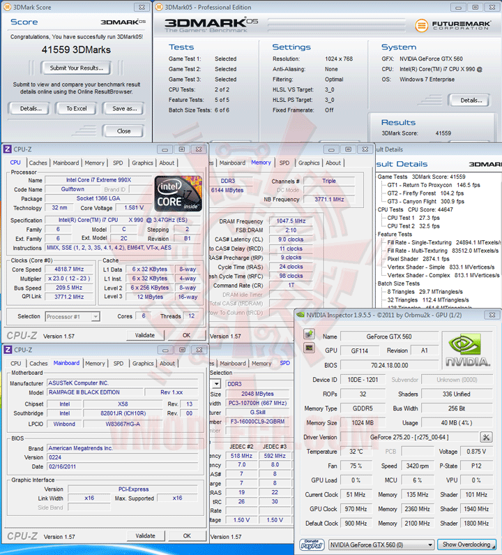 05 Intel Core i7 990X Extreme Edition & ASUS Rampage III Black Edition Review