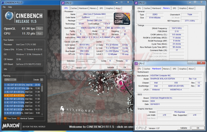 c11 720x458 Intel Core i7 990X Extreme Edition & ASUS Rampage III Black Edition Review