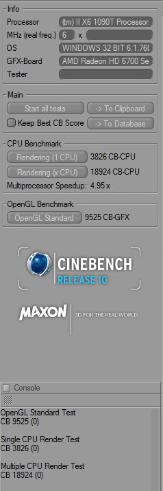 cinebench r10 aa Gigabyte 990FXA UD7 Review