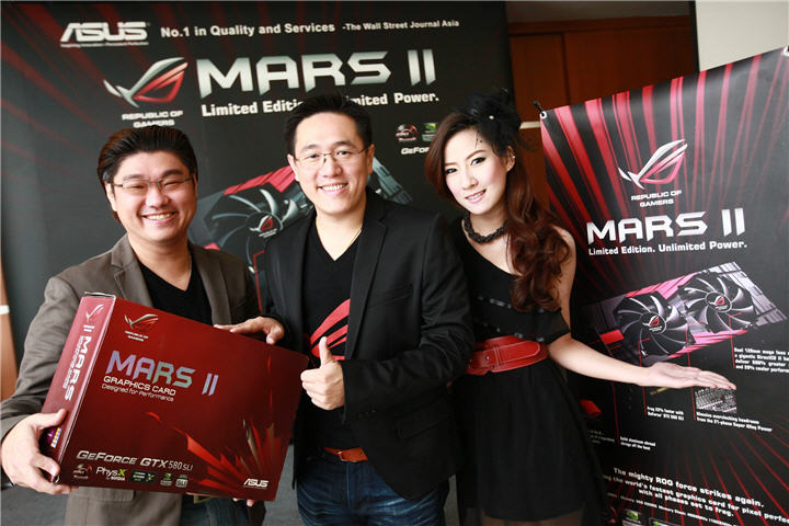 asus marsii 2 เอซุส เผยโฉม การ์ดจอ MARS II ลิมิเต็ดเอ็ดดิชั่น สร้างประสบการณ์ใหม่ที่เร็วและแรงที่สุดในโลก พิเศษเพียง 10 ชิ้นในประเทศไทยเท่านั้น