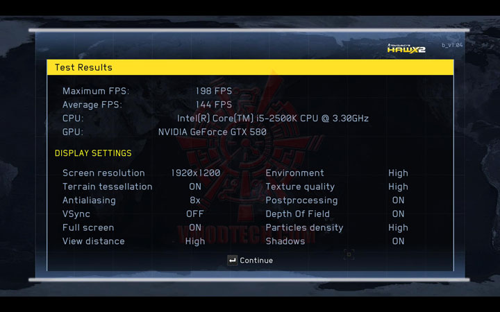 hawx2 1 ASUS MATRIX GTX 580 PLATINUM Review