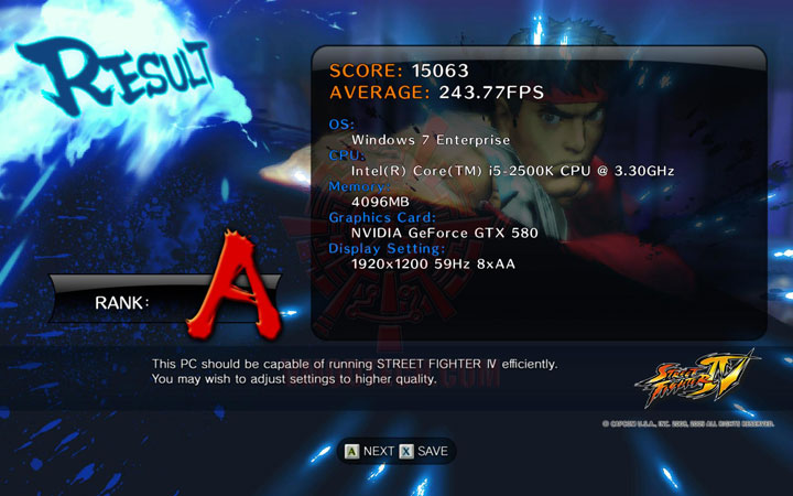 streetfighteriv 1 ASUS MATRIX GTX 580 PLATINUM Review