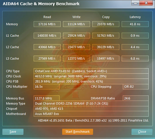 ev1 ASUS M5A97 EVO Review with FX 8150 Processor