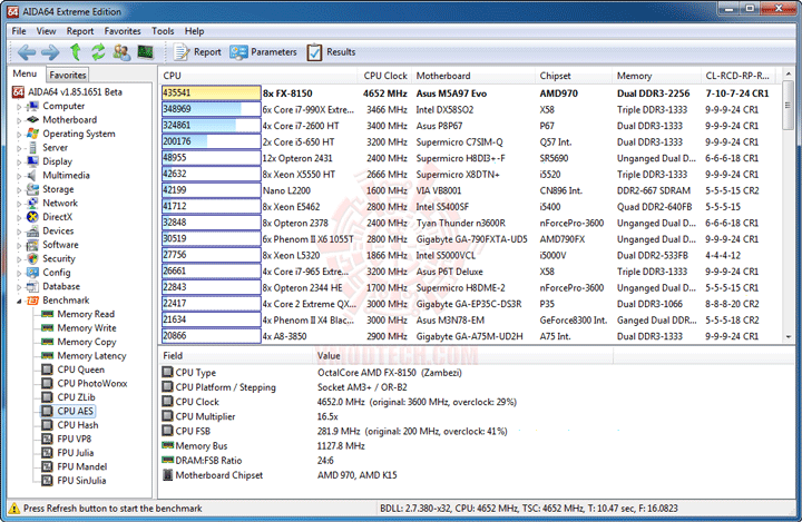 ev5 ASUS M5A97 EVO Review with FX 8150 Processor