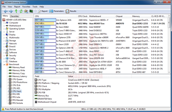 ev6 ASUS M5A97 EVO Review with FX 8150 Processor