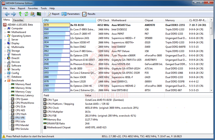 ev7 ASUS M5A97 EVO Review with FX 8150 Processor