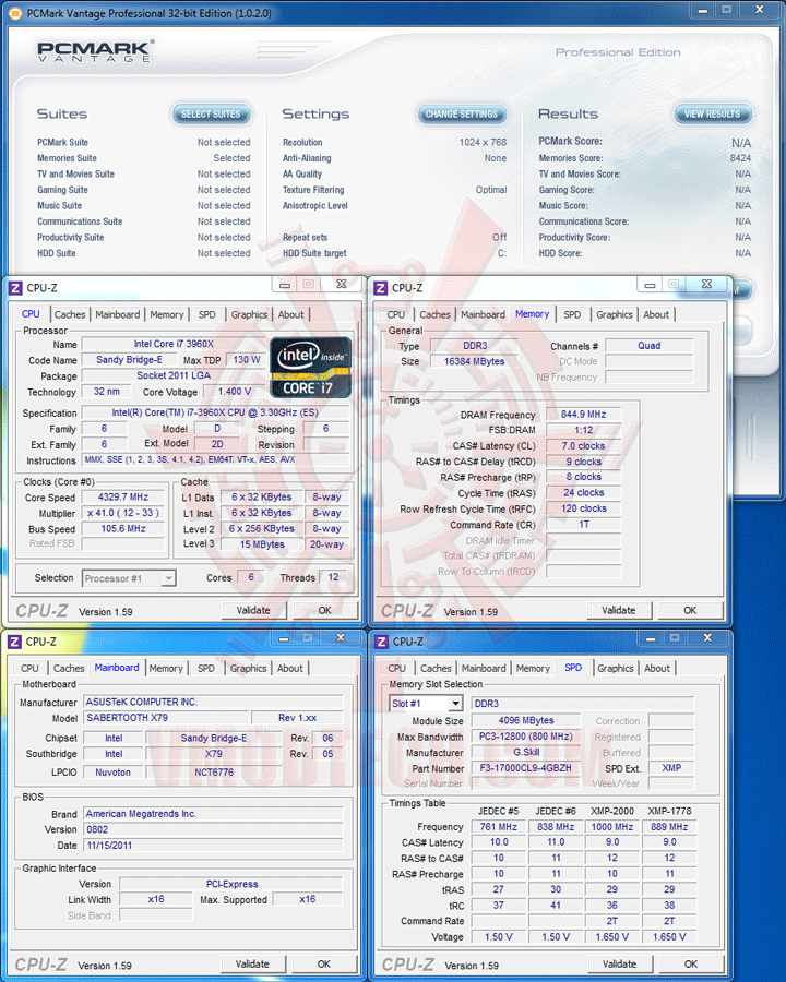 pcmv 7 G.SKILL RipjawsZ F3 17000CL9Q 16GBZH Quad Channel Memory Review