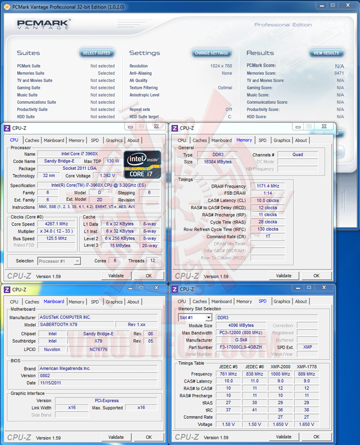 pcmv10 G.SKILL RipjawsZ F3 17000CL9Q 16GBZH Quad Channel Memory Review