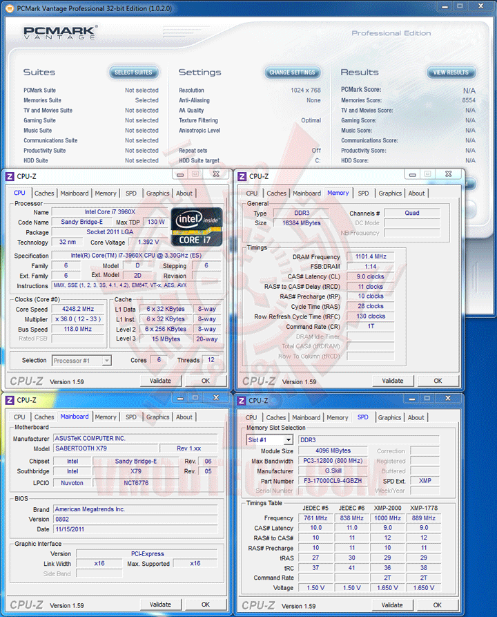 pcmv9 G.SKILL RipjawsZ F3 17000CL9Q 16GBZH Quad Channel Memory Review