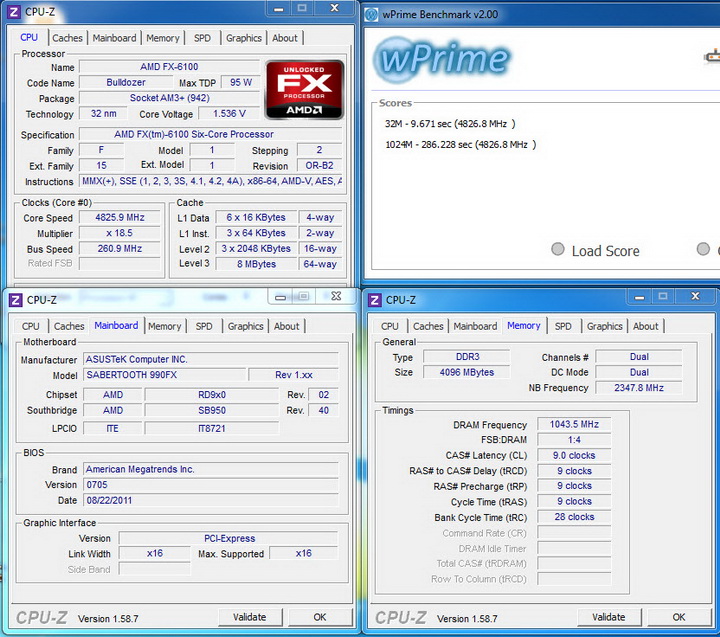 wprime20 FX 6100  แรงกับ FX แบบ 6 หัว