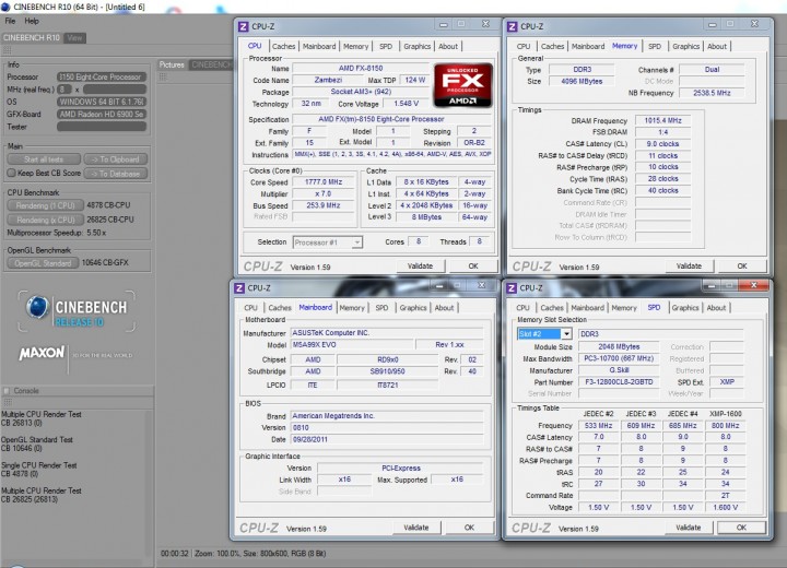 cine10 Asus M5A99XEvo Motherboard AM3+ Review