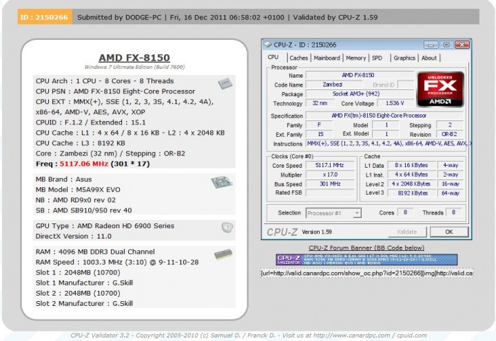 validation1 Asus M5A99XEvo Motherboard AM3+ Review