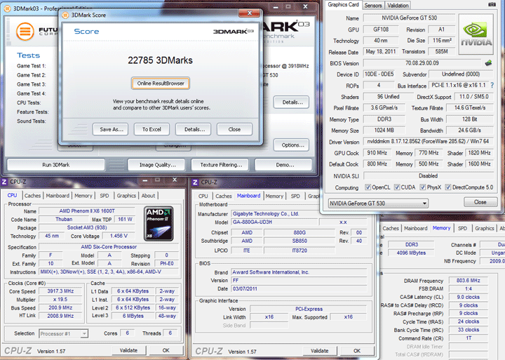 3d03 4 Spark Geforce GT530 1GB DDR3 Review