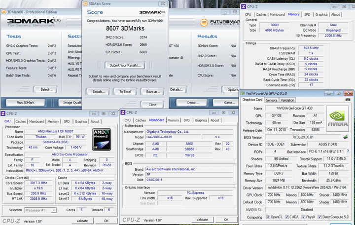 3d06 r Spark Geforce GT530 1GB DDR3 Review