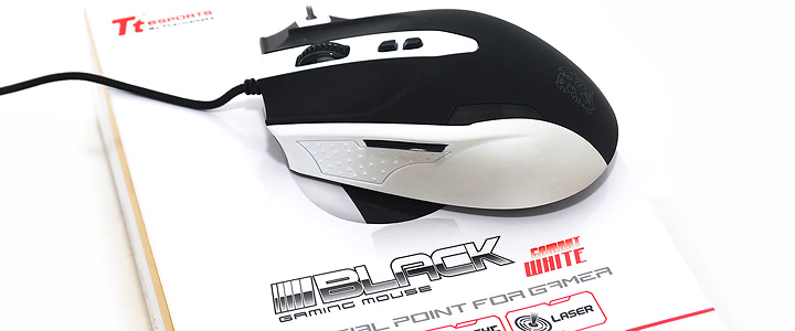 main Tt ESPORTS Black Gaming Mouse Combat White