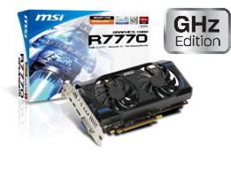 MSI เปิดตัวกราฟิกการ์ด HD 7700 Series ที่ติดตั้งพร้อมกับพัดลมระบบ Dual-Fan เพื่อช่วยการทำงานของระบบระบายอากาศให้มีประสิทธิภาพดีขึ้น